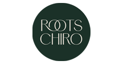 Professional chiropractic logo with muted green circle